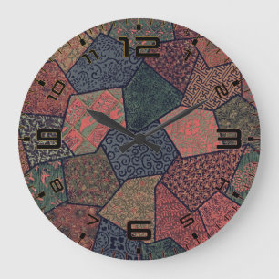 Tijdloze allure:  veelhoekige klok