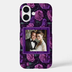 Tijdloze Anjer Bloem Bruiloft iPhone 16 Hoesje