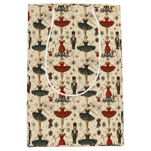 Tijdloze Ballerina   Medium Cadeauzakje (Voorkant)