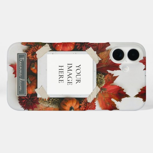 Tijdloze bladeren Case-Mate iPhone case (Achterkant (horizontaal))