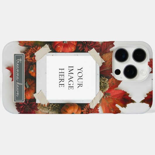 Tijdloze bladeren Case-Mate iPhone case (Achterkant (horizontaal))