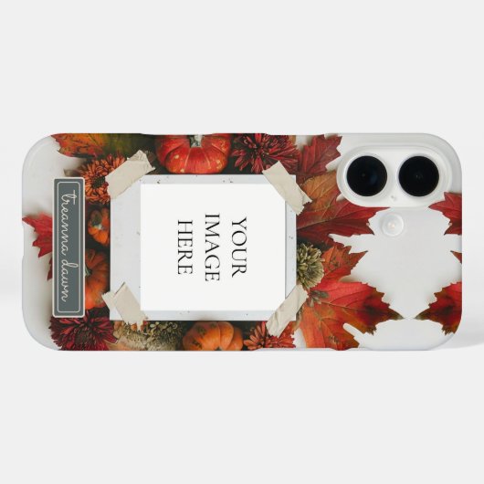 Tijdloze bladeren Case-Mate iPhone case (Achterkant (horizontaal))