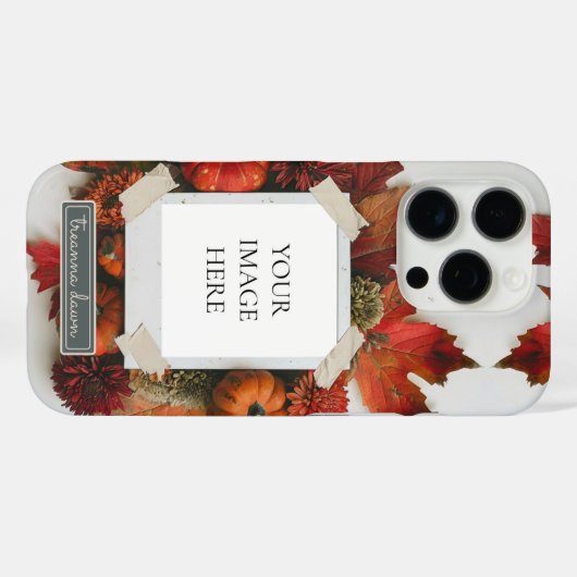 Tijdloze bladeren Case-Mate iPhone case (Achterkant (horizontaal))