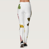 Tijdloze bloei geperste bloempoten leggings (Achterkant)