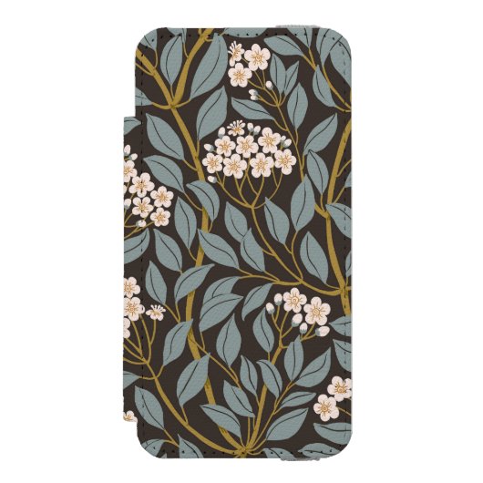 Tijdloze bloei incipio iPhone portemonnee hoesje (Voorkant Agenda)