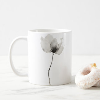 tijdloze bloem koffiemok