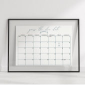  Tijdloze Bloemen Baby shower Guess Datum Poster