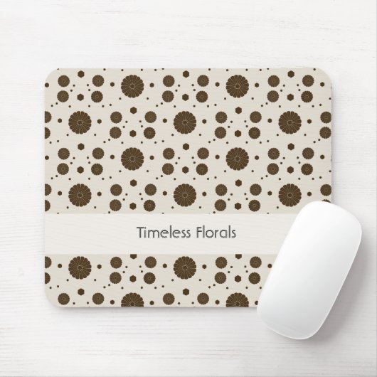Tijdloze Bloemen  Muismat (Met muis)