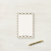 Tijdloze Bloemen Post-it® Notes (Op bureau)