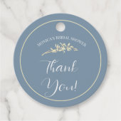 Tijdloze bloemen, Vrijgezellenfeest Bedankjes Labels (Voorkant)