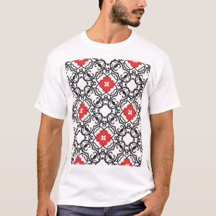 Tijdloze bloemenklassieker: naadloze Vintage T-shirt