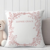  tijdloze bloemenroze Baby Kussen