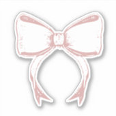  tijdloze bloemenroze Baby shower Sticker (Voorkant)