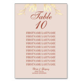 Tijdloze bloemenrustieke bruiloft kaart (Voorkant)