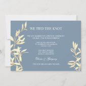 Tijdloze bloemensymfonie in blauw We hebben de kno Kaart (Voorkant)