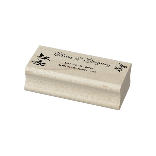 Tijdloze bloemensymfonie in blauwe bruiloft rubberstempel (Stempel)