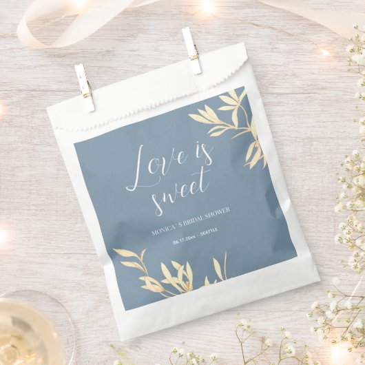 Tijdloze bloemensymfonie Liefde is zoet Bedankzakje (Geknipt)