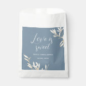 Tijdloze bloemensymfonie Liefde is zoet Bedankzakje (Voorkant)