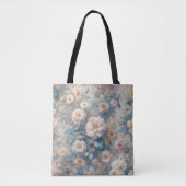 Tijdloze Bloemige Elegantie: Klassieke Bloesems Tote Bag (Voorkant)