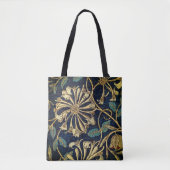 Tijdloze bloemkunst - Elegante kamperfoelie Tote Bag (Voorkant)