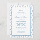 Tijdloze Blue Garden Elegant Classic Vrijgezellenf Kaart (Voorkant)