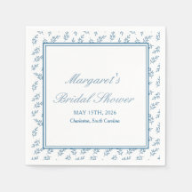 Tijdloze Blue Garden Elegant Classic Vrijgezellenf