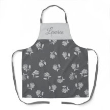 Tijdloze Botanische Bloei Warme Pruim Monogram