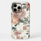 Tijdloze Botanische Blume – Waterverf Bloemenmotie iPhone Hoesje (Achterkant)