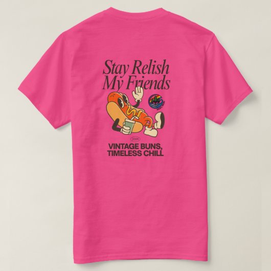 Tijdloze Buns Eeuwige Chille Pride T-shirt (Design achterkant)