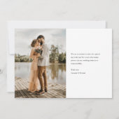 Tijdloze Charm Save the Date (Achterkant)