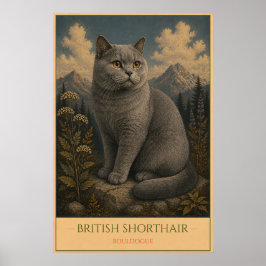 Tijdloze Charme: British Shorthair Poster