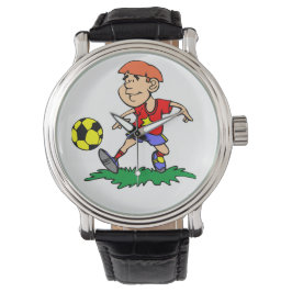 Tijdloze charme: lederen horloge