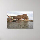 Tijdloze charme van de haven van Staithes Canvas Afdruk (Voorkant)