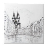 Tijdloze charme van de Tsjechische hoofdstad Tegeltje (Voorkant)