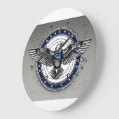 Tijdloze cirkels: het acryl Lijst Collectie Grote Klok (Hoek)