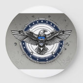 Tijdloze cirkels: het acryl Lijst Collectie Grote Klok (Voorkant)