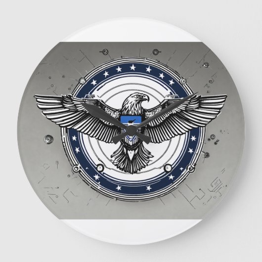 Tijdloze cirkels: het acryl Lijst Collectie Grote Klok (Voorkant)