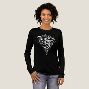 Tijdloze Draak Filigraan Lange Mouwen T-Shirt