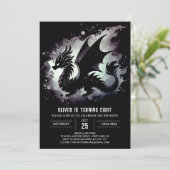 Tijdloze Dragon Birthday Kaart (Staand voorkant)