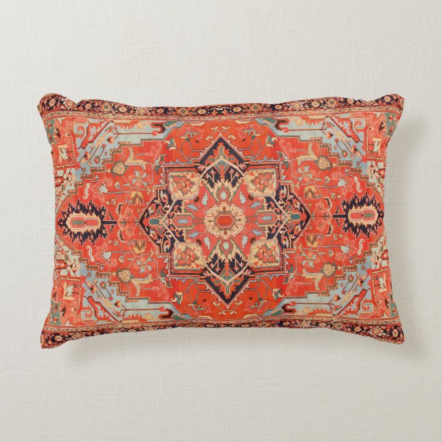 Tijdloze echo's: Erfgoed Boho Oriental Moroccan Accent Kussen (Voorkant)
