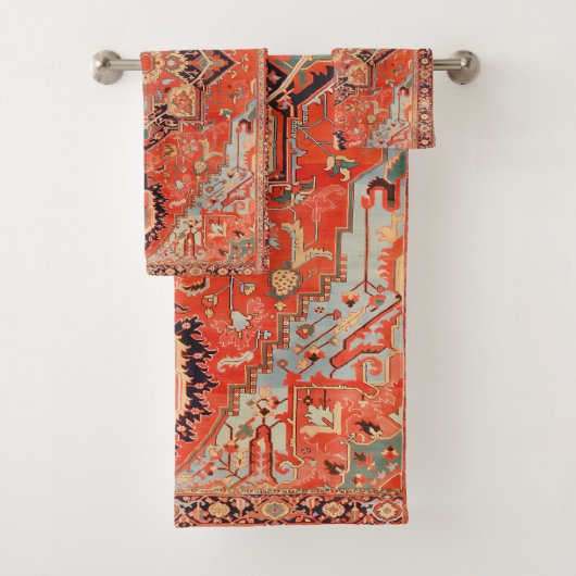 Tijdloze echo's: Erfgoed Boho Oriental Moroccan Bad Handdoek (Insitu)