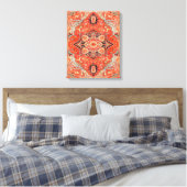 Tijdloze echo's: Erfgoed Boho Oriental Moroccan Canvas Afdruk (Insitu (Slaapkamer))