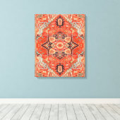 Tijdloze echo's: Erfgoed Boho Oriental Moroccan Canvas Afdruk (Insitu (Houten vloer))