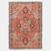 Tijdloze echo's: Erfgoed Boho Oriental Moroccan Deken (Voorkant Verticaal)