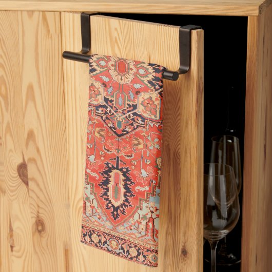 Tijdloze echo's: Erfgoed Boho Oriental Moroccan Theedoek (Derde Gevouwen)
