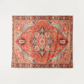 Tijdloze echo's: Erfgoed Boho Oriental Moroccan Wandkleed (Voorkant (horizontaal))