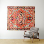 Tijdloze echo's: Erfgoed Boho Oriental Moroccan Wandkleed (In Situ (horizontaal))