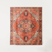 Tijdloze echo's: Erfgoed Boho Oriental Moroccan Wandkleed (Voorkant)