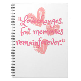 Tijdloze echo's notitieboek