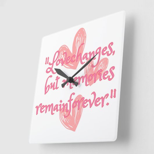 Tijdloze echo's vierkante klok (Hoek)